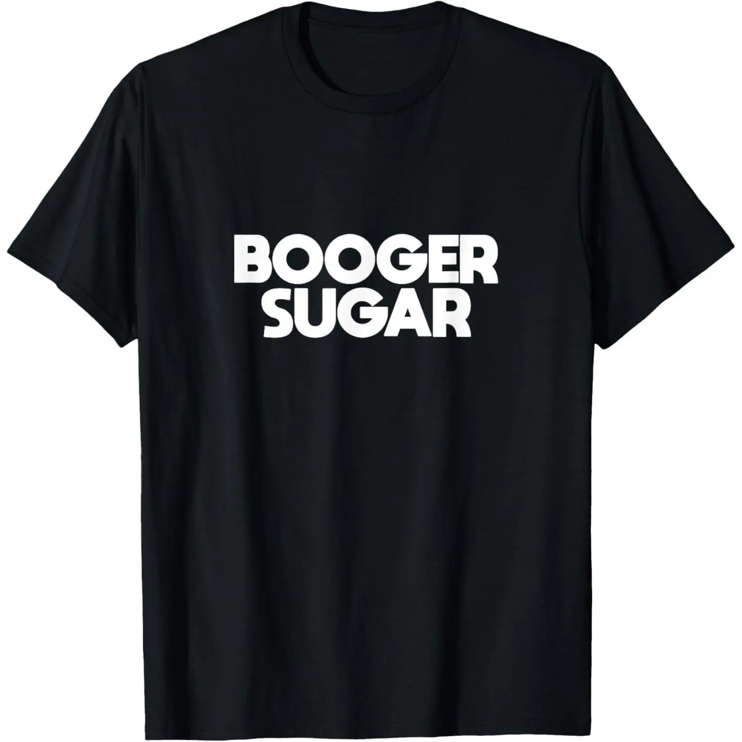 Women's Short-Sleeve Casual Soft Simple Top - Booger Sugar, Sasquatch, Yeti, Nose Beers, Nose Nachos Meme T-Shirt, Shortsleeve, Round Neck