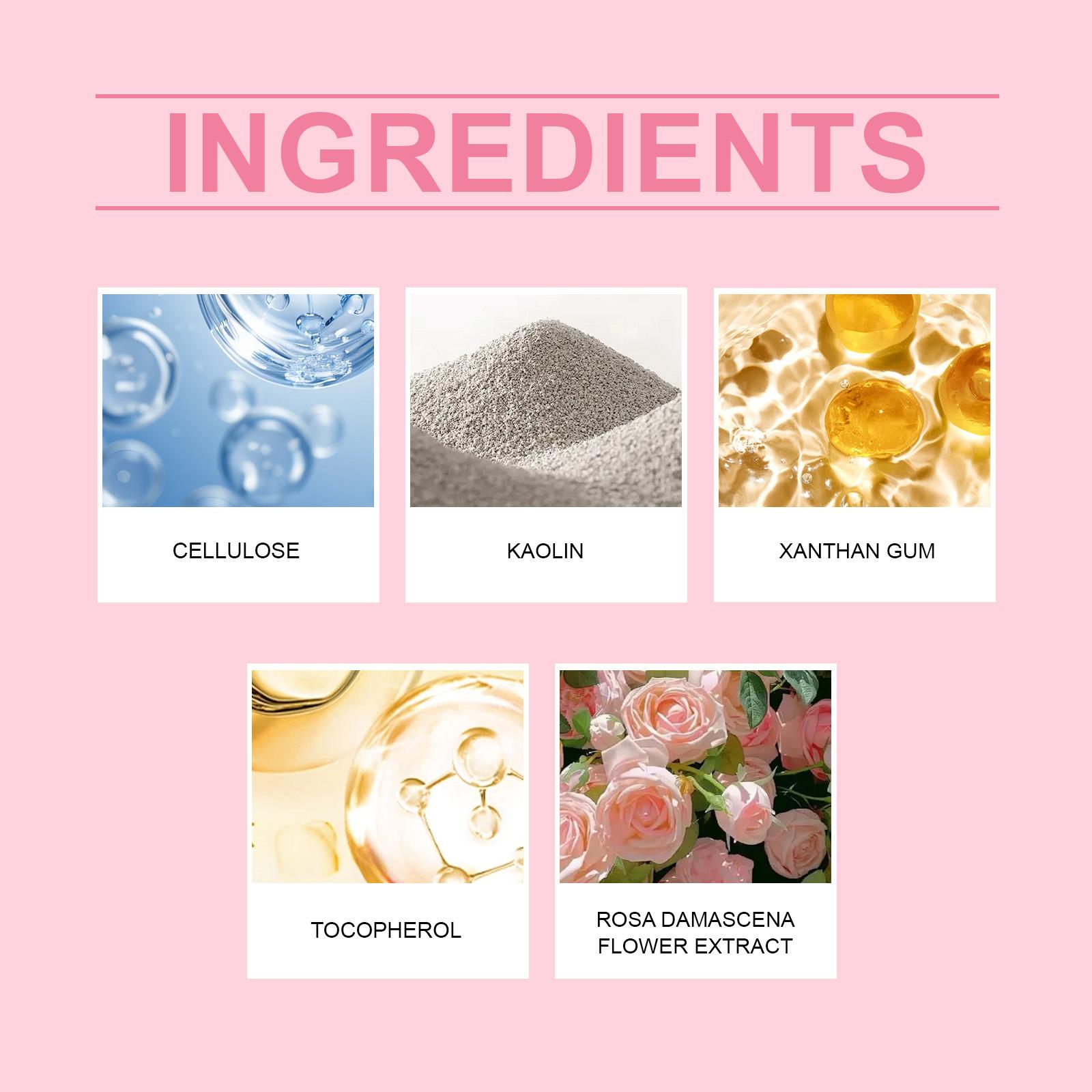 OUHOE Oil Blotting Sheets (Rose), Cellulose & Kaolin Dual Oil Control, Rose Flower Extract Beauty Care + Vitamin E Antioxidant, Brightens Skin, Makeup-Friendly No Powder Removal, Soft for Oily Skin