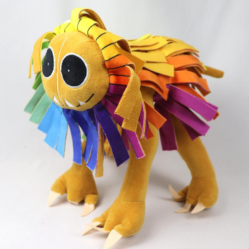 Nightmare critters bobby 4 green dinosaur big lion plush toy doll for children