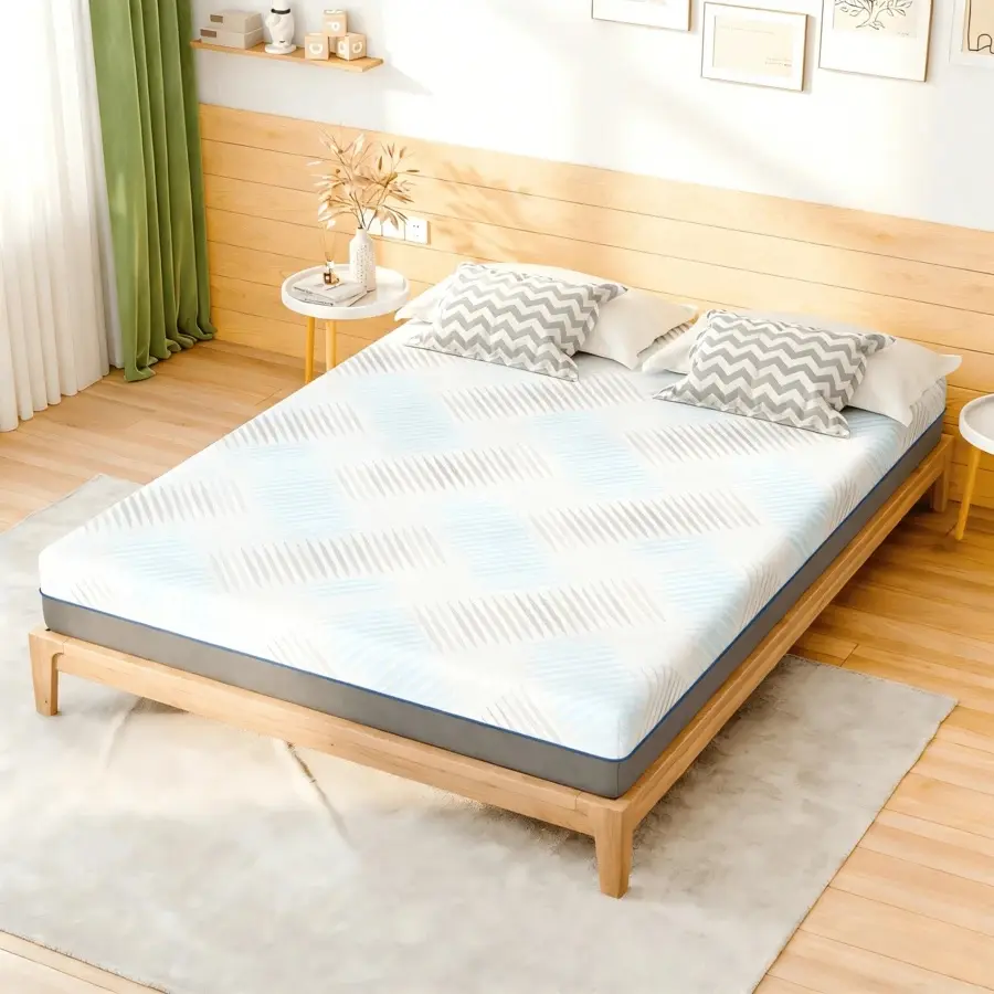 6" Bed Mattress, /Full-Size Memory Foam Mattress, With Removable Cover, Suitable Sofa Beds, Pull-Out Beds And Guest Rooms