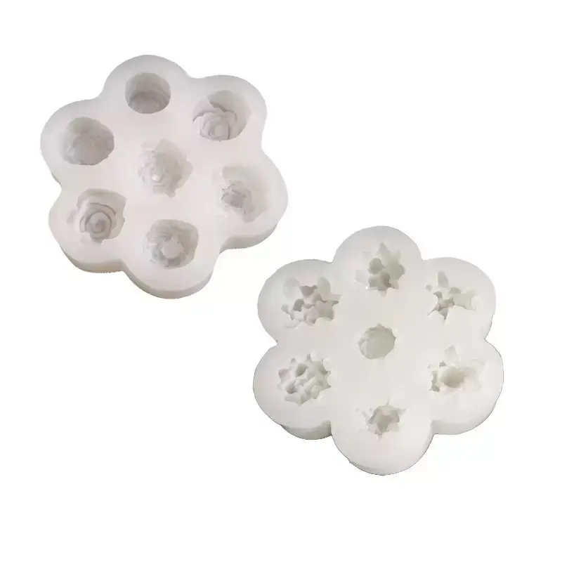 A two-piece set of 14 succulent plants, floral patterns, Diy Rose Flower, used for making aromatherapy candles, resin crafts, soap, clay, decorations, home decor, Decorative Flowers - durable and easy to clean; petal design Artificial Flower Set