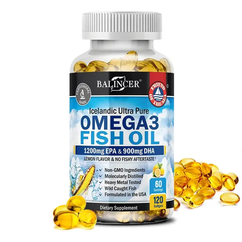 Balincer Premium Omega-3 Fish Oil - 2250mg EPA & DHA for Heart Health