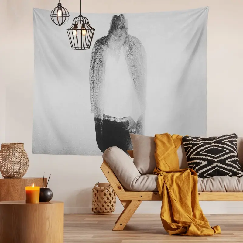 1pc Rapper'S Future Album Cover Tapestry, Suitable for Bedroom, Living Room, Balcony, College Dorm, Party Backdrop, Amusement Park, Indoor Outdoor Decoration Tapestry, with Free Installation Kit