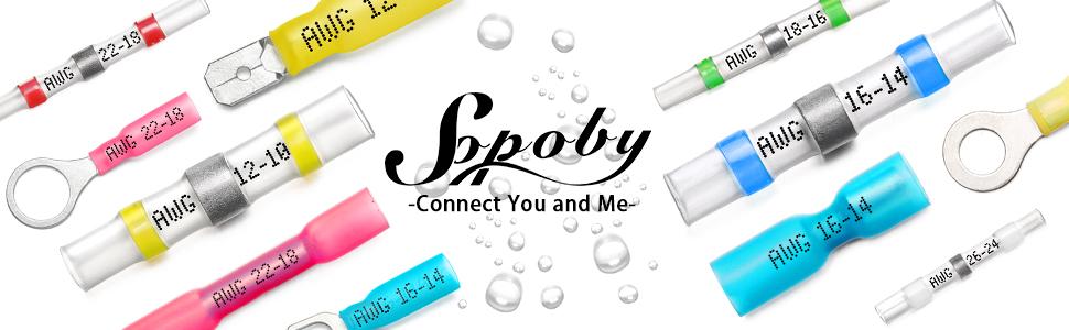 600PCS Heat Shrink Butt Connectors Blue 16-14 AWG-Tinned Red Copper Marine Butt Connectors - Wire Splice Connectors- Waterproof Connectors for Marine,Boat,Stereo