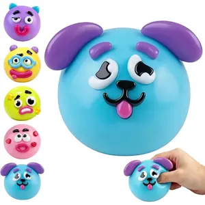 Dog Face Swap Squishy Cute Slow Rise Relaxing Sensory Fidget Relief for Adults Anxiety Relief