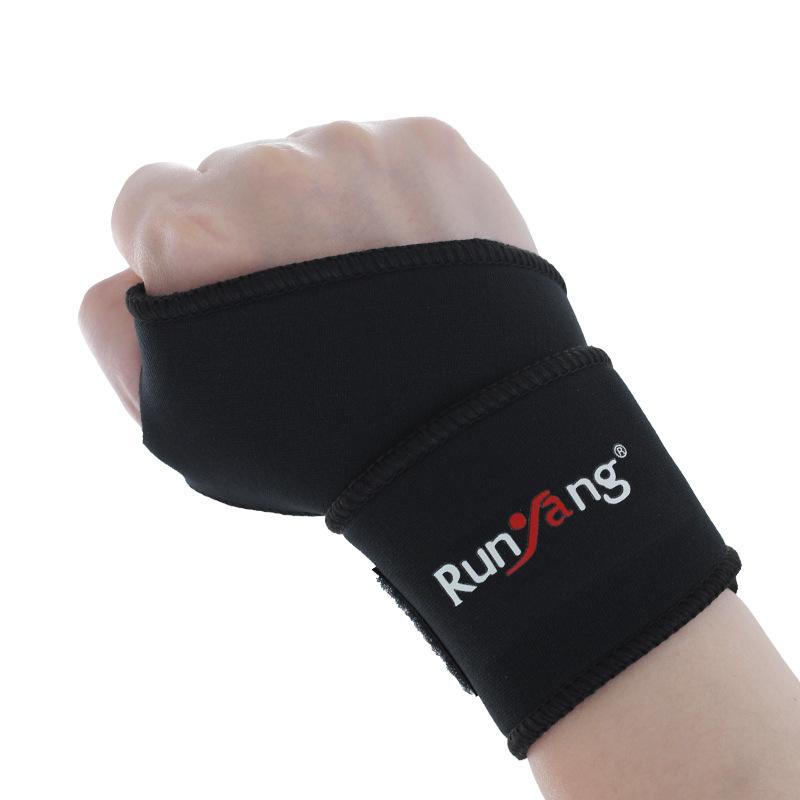 Wrap the pressurized strap, sports wrist guard, comfortable, breathable, sweat-absorbing, strength lift, fitness training, protective wrist guard cover. basketball accessories Warm Compression Knee Protection