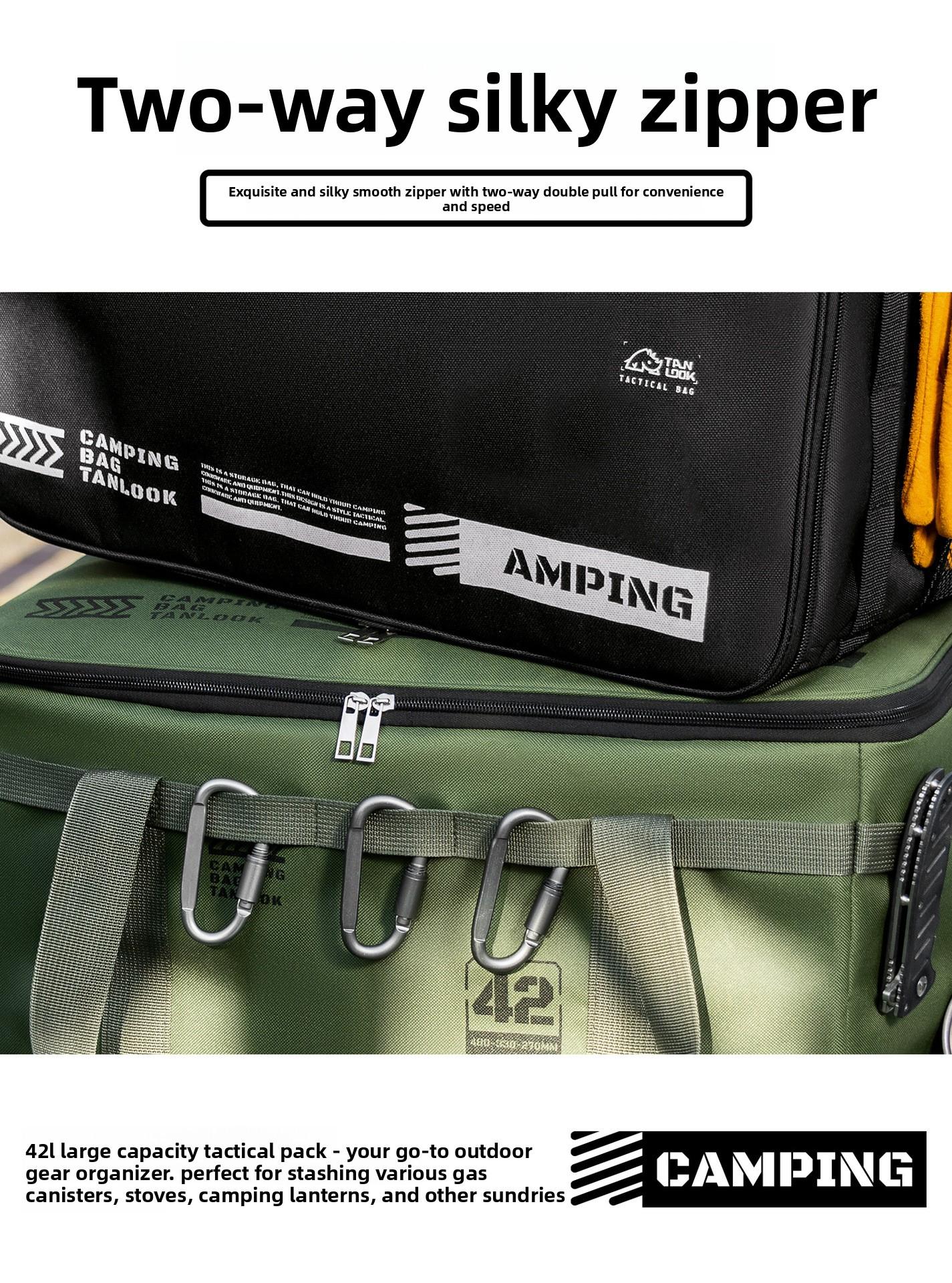 Outdoor camping insulated bag, thickened Oxford cloth storage bag, insulated and cold-keeping large-capacity lunch bag