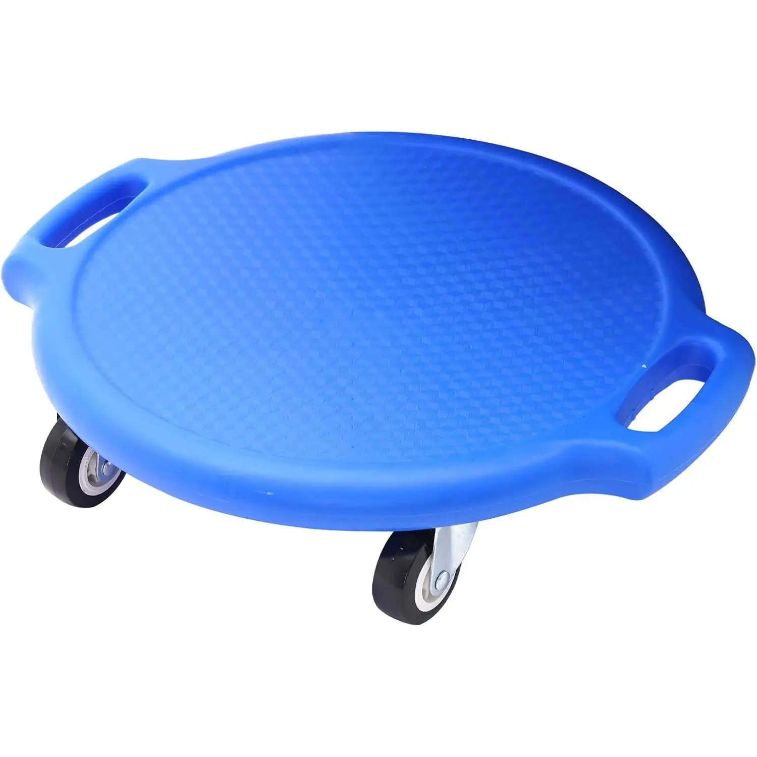 Sitting Sports Scooter Board with Handles, Universal Wheels Plastic Casters, Manual Floor Scooter Board for Gym Physical Education Equipment, Indoor Outdoor Use