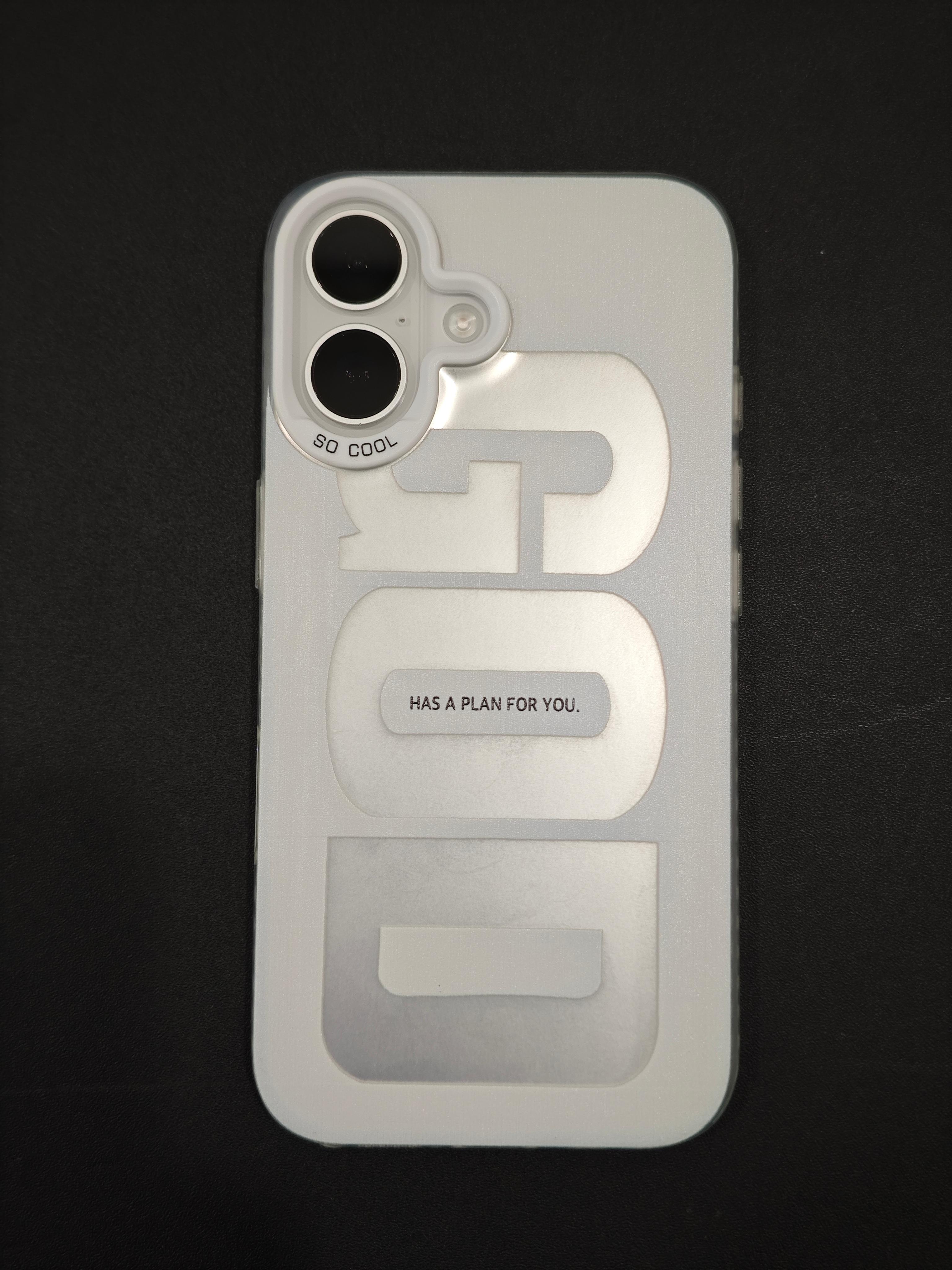 GOD Pattern Fashion TPU Laser Craft Phone Case for iPhone 17 16 15 14 13 12 11 Samsung Galaxy S25 S24 S23 S22 Anti-Drop Protection