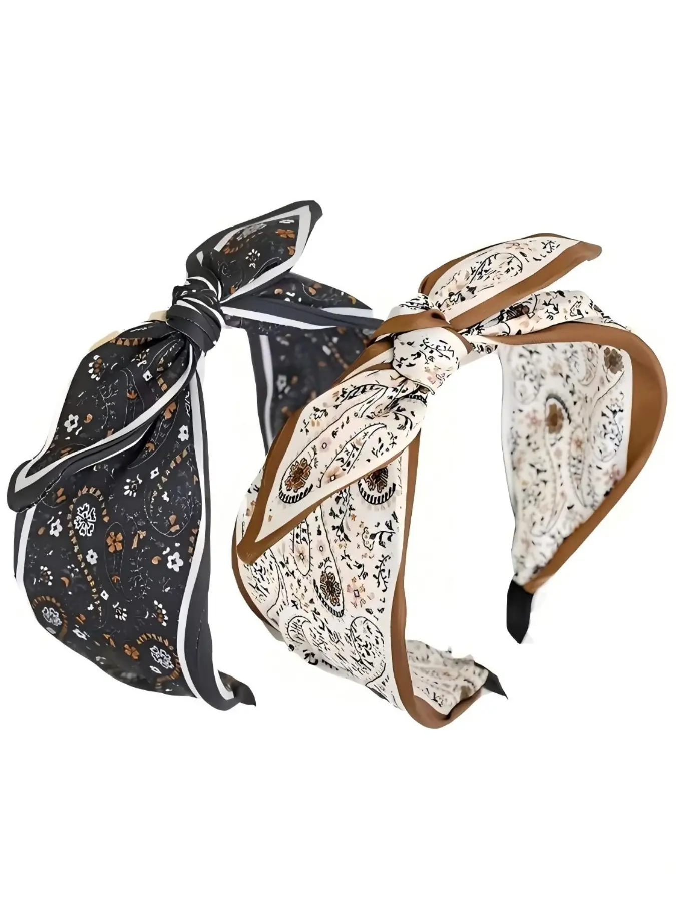 Women's Satin Flower Hairband, Wide Edge Floral Press Hair Accessory, Fashion Versatile Bow Headpiece, Stylish Women's Hair Decor