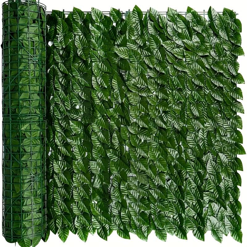 Artificial Ivy Leaf Fence, Faux Ivy Leaf Fence, Decorative Fence for Outdoor Garden, Garden & Patio Decoration Supplies