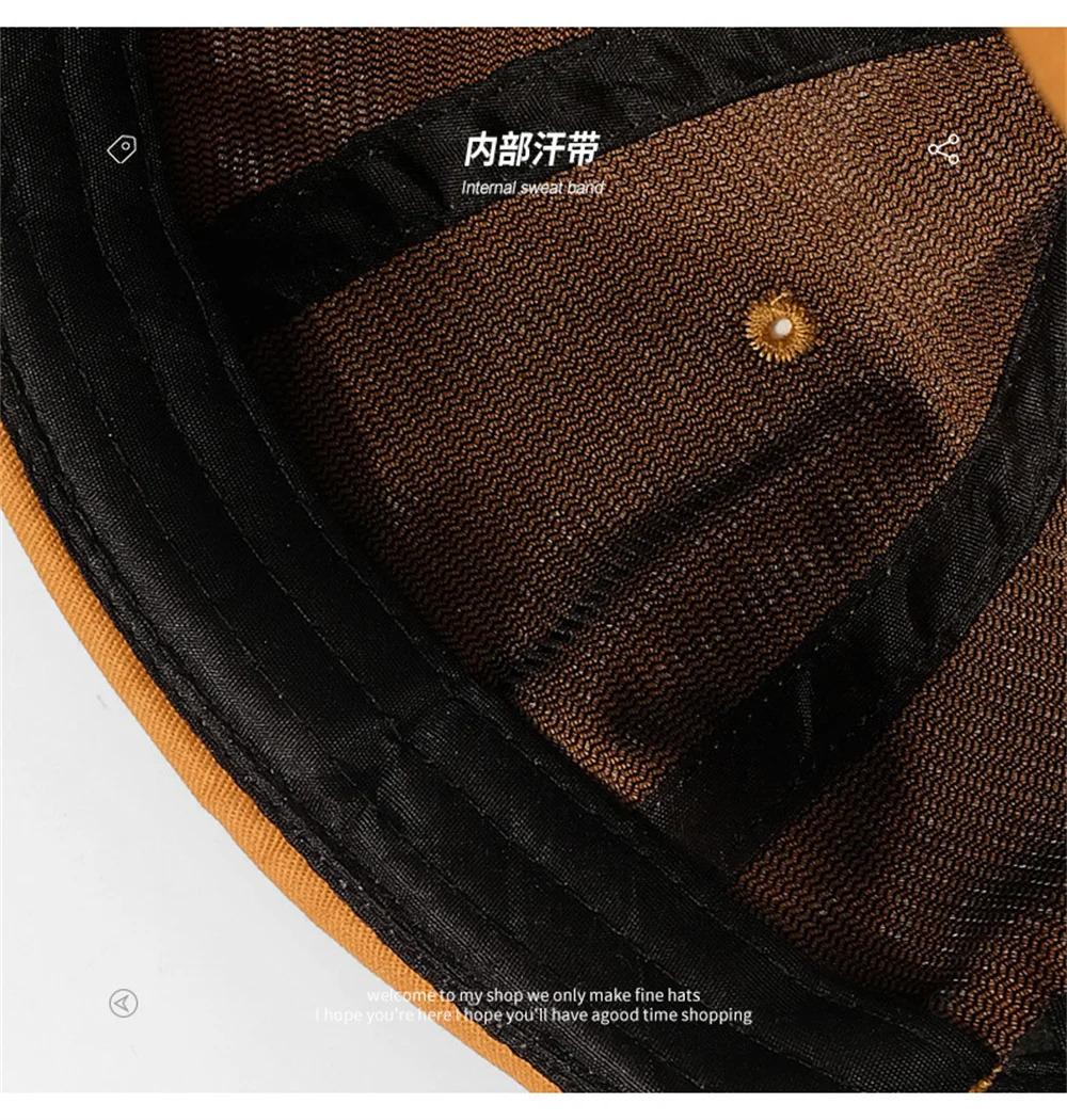 Retro Letter Label Brimless Caps Unisex Solid Color Beanie Men Women Summer Street Adjustable Docker Hats Melon Cap Hip Hop Cap