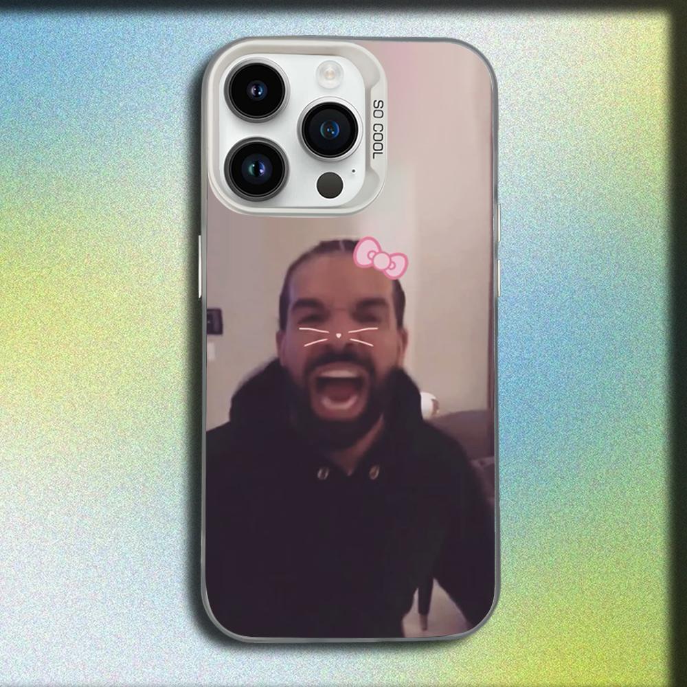 Funny Singer D-Drake Rapper Phone Case For iPhone17 16,15,14,13,12,11,Mini,Pro,SE,MAX White Matte Shockproof Cover