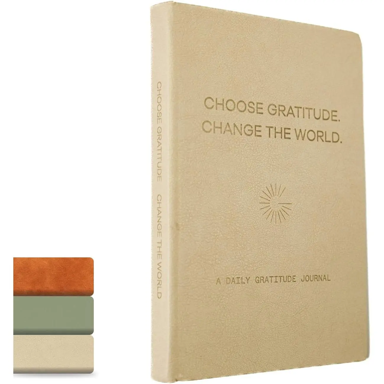5-Minute Guided  Journal – Daily 180 Prompts, Self-Care & Mindfulness, Leather Hardcover, Undated to Foster Happiness, , Positivity for Men & Women