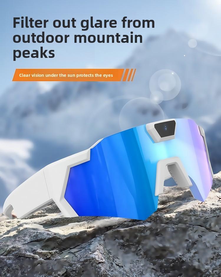 snow goggles New Sunglasses Camera DV Sports Recording Photo Camera Smart Outdoor Cycling Recorder with 1080P HD Video 12.0MP Photos & Polarized Lenses for Cycling & Sports