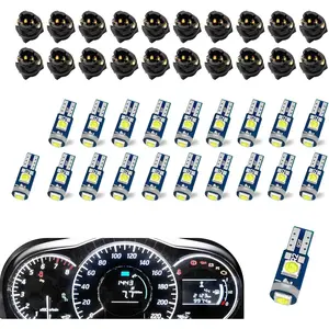 T5 74 Led Bulb Super Bright Wedge Socket Automotive Instrument Panel Light Kit For Car Daily Travel Gift