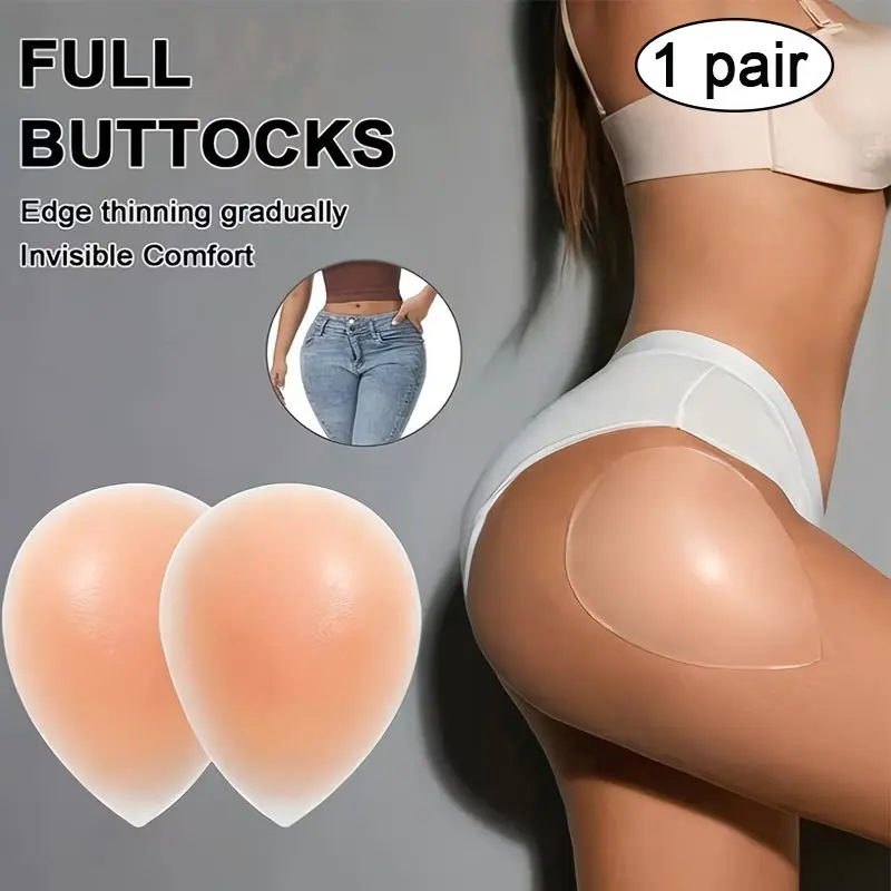 Women's Invisible Reusable Silicone Butt Pads, Enhance Hip and Buttock Shape, Supportive Patch for All Body Types, Sexy Design
