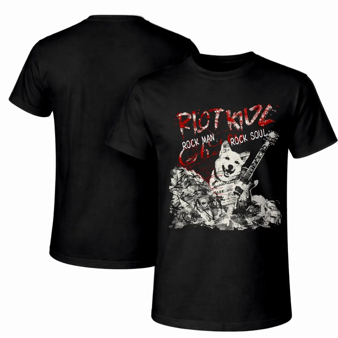 Men’s 100% Cotton  RIOT KIDZ Graphic Print T-Shirt, Casual Short Sleeve Crew Neck Sports Style Tee, Soft Breathable Streetwear Top for Daily Wear, Travel, Outdoor Activities and Summer Casual Fashion