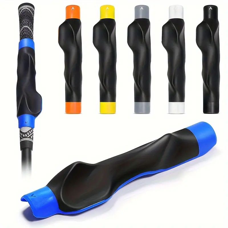 Durable Plastic Golf Swing Trainer, Clip-On Grip Attachment for Correct Hand Positioning and Hand Training Practice, Improving Hand Positioning