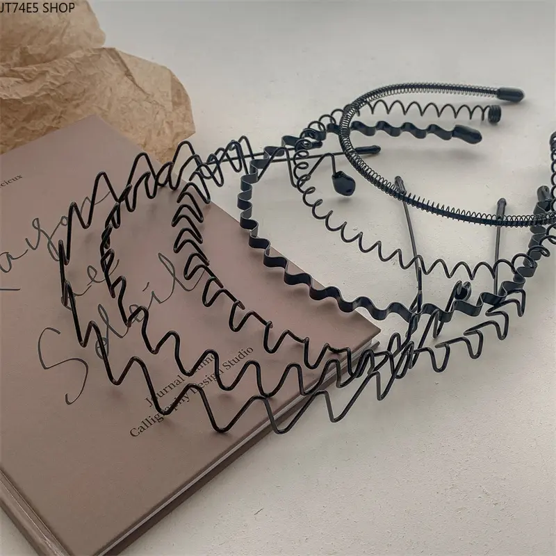 Trendy Invisible Pressure Headband for Men, Wavy Hair Holder, Korean Sports Hair Band for Face Washing, Suitable for Men & Women