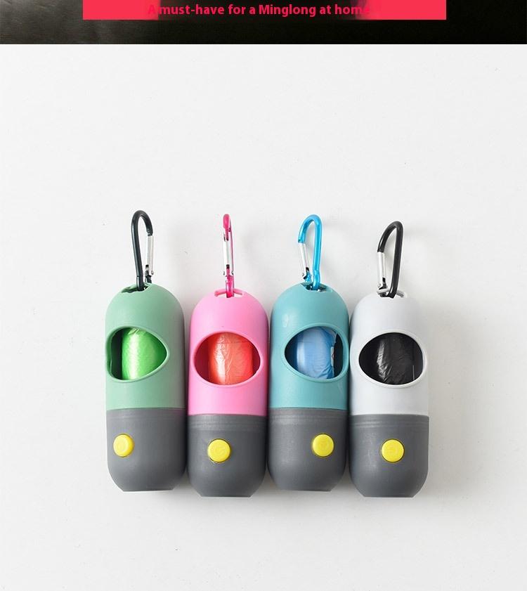 Led Light Pet Waste Bag Dispenser For Dogs Cats Dog Poop Scooper Bags Waste Bags Holder Dispensers Pet Clean Accessories