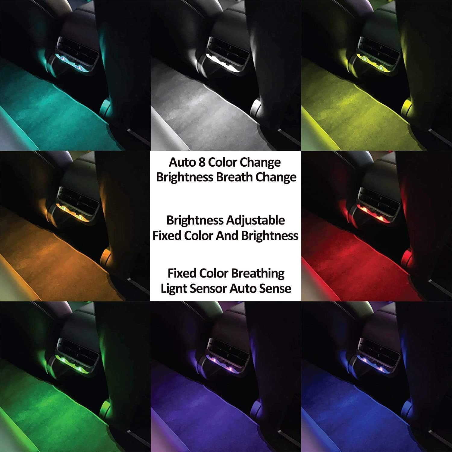 Mini USB LED RGB Light Brightness Adjustable 8 Color Changeable for , Laptop, Keyboard. Atmosphere Night Lamp for Decoration (DC : 5V) (Quantity: 2) Mini USB LED RGB Light Brightness Adjustable 8 Color Changeable for , Laptop, Keyboard. Atmosphere Night Lamp for Decoration (DC : 5V) (Quantity: 2)