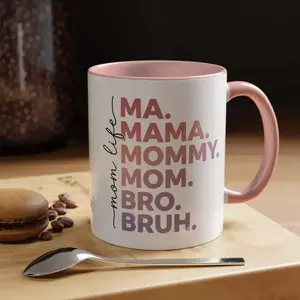 Mom Life Coffee Mug, Ma Mama Mommy Mom Bro Bruh, Gift for Mom, Mother's day gift, Funny Mom Mug, 11oz Tea Cup, 15oz Coffee Cup, Large Ceramic Mug, Kitchen Drinkware, summervibes, dealsforyou, summerwins, summersale, midyearsale, restock, dealsforyoudays