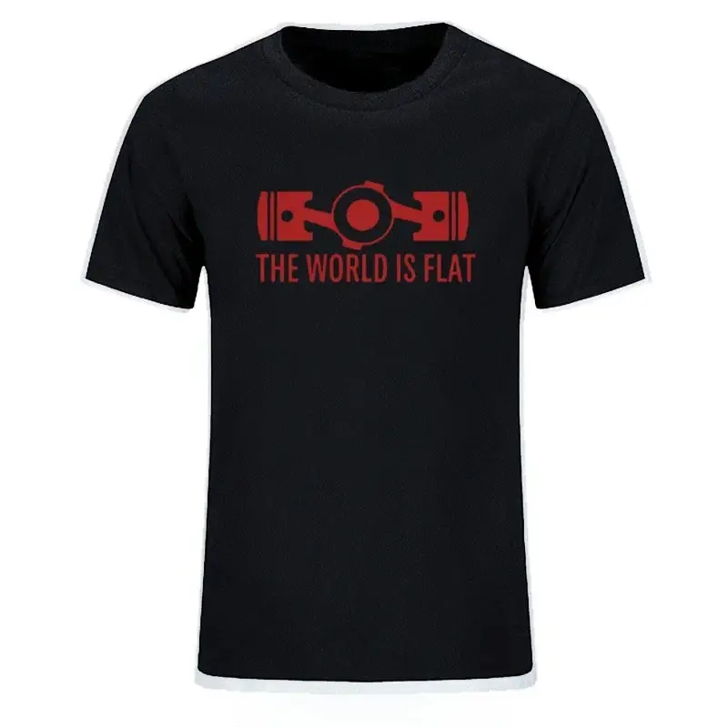 Unisex Engine Logo Graphic Tees, Menswear Round Neck Shortsleeve Casual Summer Streetwear Sports Tops (Multi-Size)