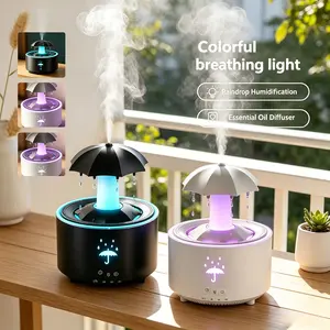 This Rain Cloud Humidifier Changed My Whole Room Vibe 360° Rotating Raindrop & 7 LED Mood Lights, Auto Shut-Off, Quiet Cool Mist Humidifier