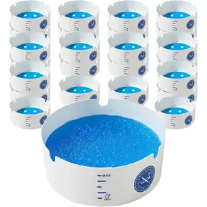Disposable Cigarette Ashtrays, 25-Pack Portable Cups with Water-Activated Foaming Sand Base, Mess-Free Travel Smoking Accessory for Car Use (Home Supplies Ashtray)