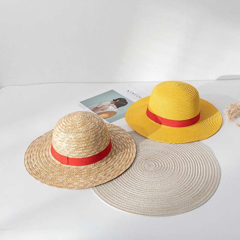 One Piece Straw Hat COSPLAY Anime Costume Straw Parent-Child Hat Performance Hat Gift for Friends party