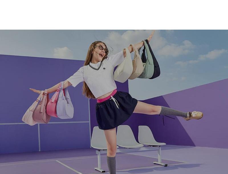 BIGWIG Women's Small Quilted Crescent Shoulder Bag, Waterproof and Slim Nylon, Quilted Nylon Tote Bag with Adjustable Strap, Perfect for Fitness, Travel, or Gifts