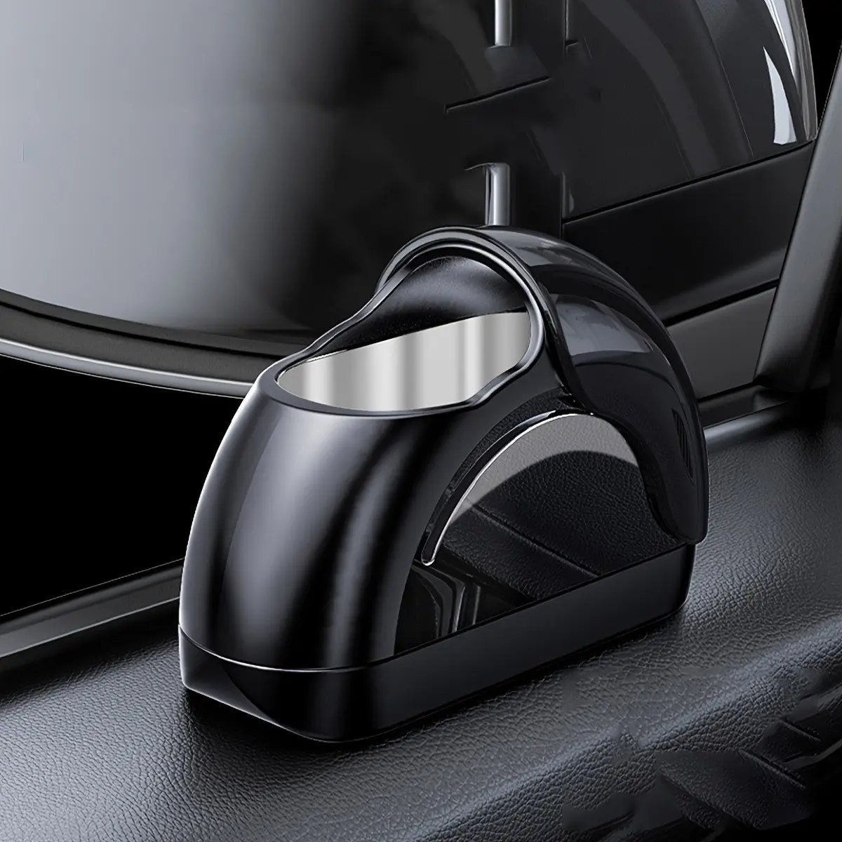 Car Ashtray with Flip Cover, Windproof Sealed Ashtray for Cars, Flame Retardant Smoke Collector, Multi-Scene Use Ashtray
