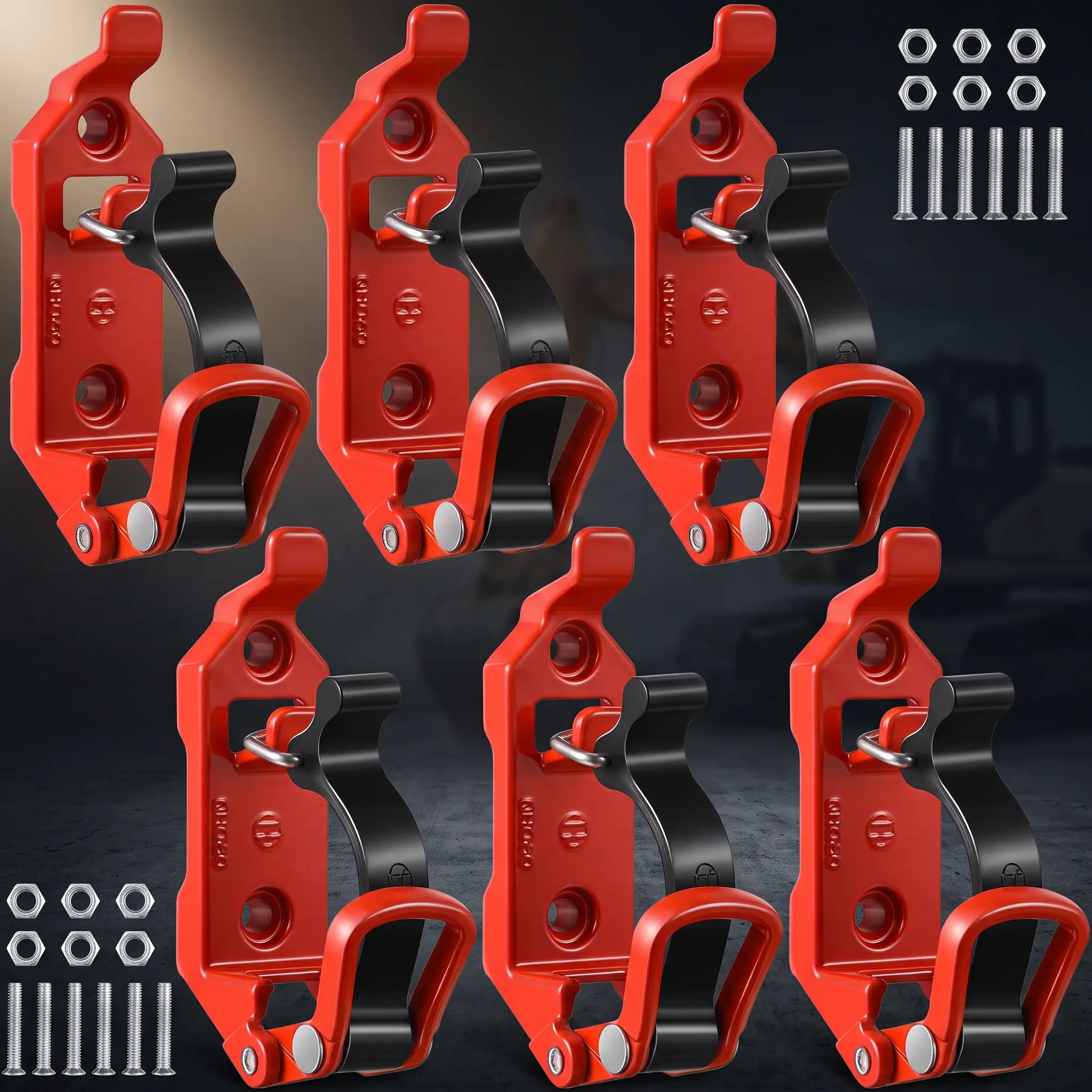 Shovel Holder for Truck, Heavy Duty Shovel Mounts for Roof Rack, Quick Release Axe Holder Mount Kit, Metal and Rubber Car Accessories/ Garage Storage/ Truck/ Wall Mounting Brackets