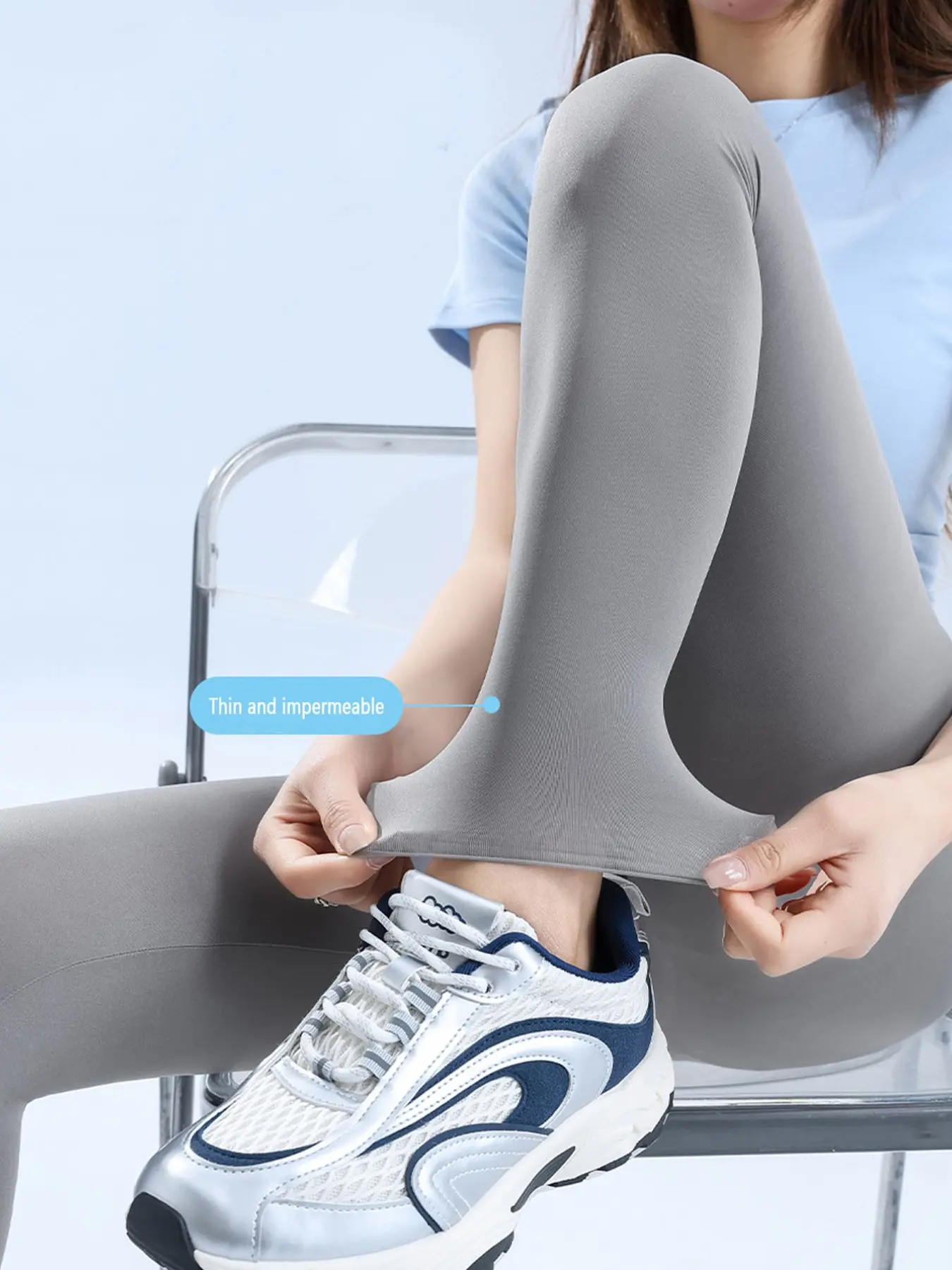 Women's Ice Silk Shark Shorts, Ultra-Thin Breathable Quick-Dry, High Elasticity Anti-Slip Waist, Three Colors Available