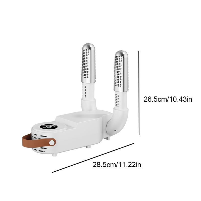 Household Shoe Dryer, Plug and Play Shoe Dryer, Portable Shoe Dryer, Foldable Shoe Drying Machine with Handle & Digital Display for Home, Office, Travel