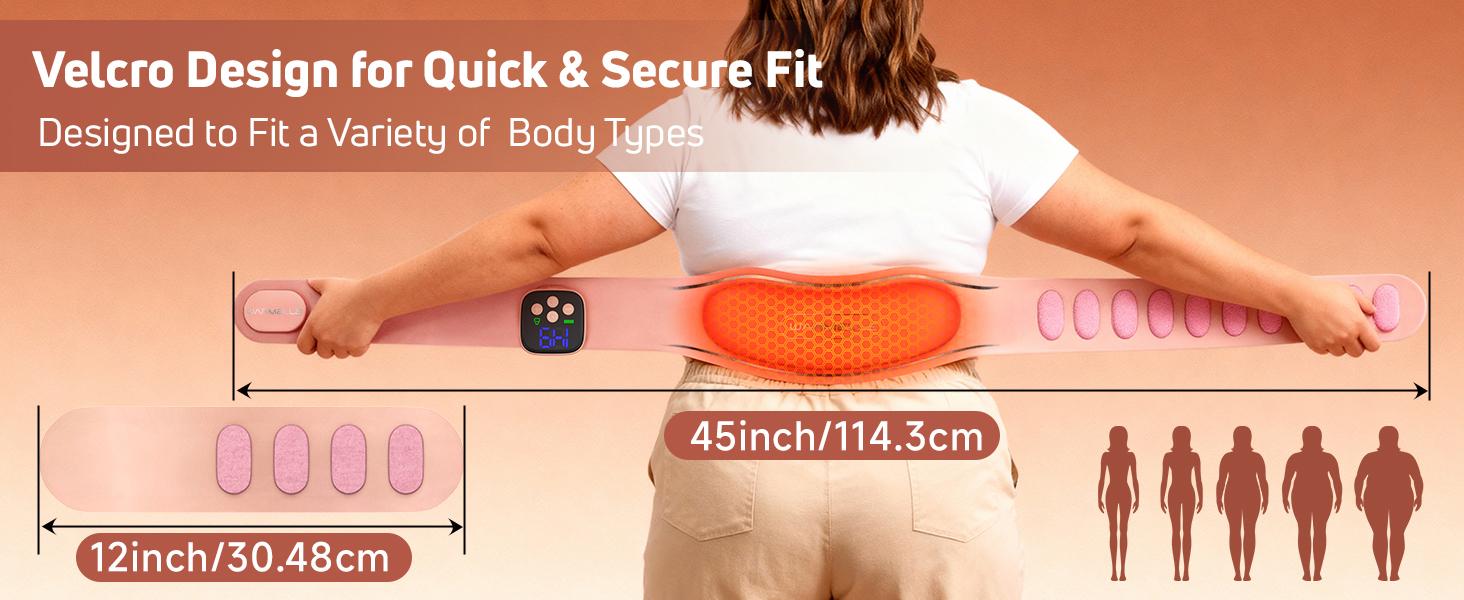 Heating Pad for Period Cramps, Heating Pad for Back - Soothing Menstrual Cramp Relief, Heating Pads - FSA Eligible and HSA Eligible Heating Pad for Period Cramps, Heating Pad for Back - Soothing Menstrual Cramp Relief, Heating Pads - FSA Eligible and HSA Eligible