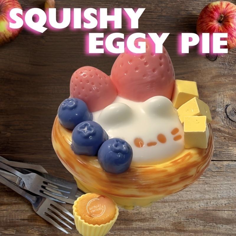 Delicious Pie, Tart Taba Squeeze Toy, Food Lover, Ultra-Soft, Fidget Toy, Student, Teacher, Valentine'S Day, Birthday, School Season, Christmas, New Year, Easter Gift, Mini Decor Display, Relax, Decor