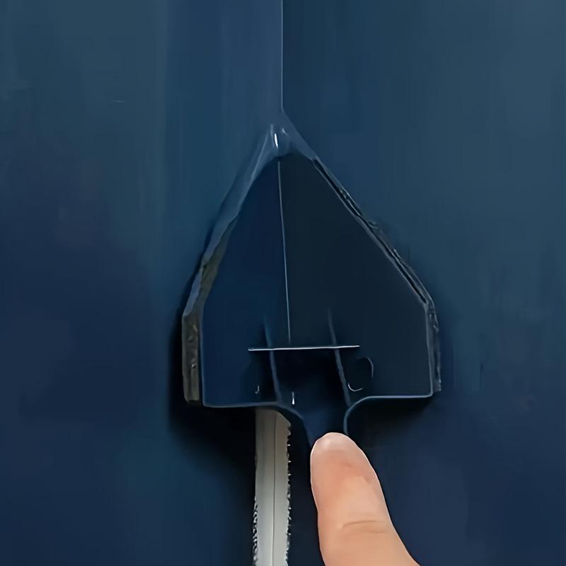 Triangle Paint Brush with Durable Plastic Handle, 1 Count Multi-functional Corner & Crack Painter for Easy Application, Kitchen Cleaning Tool