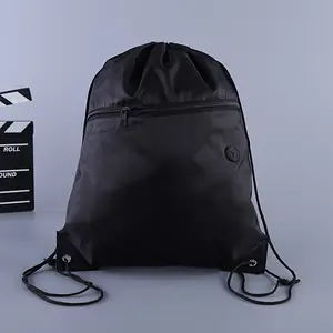 1pc Minimalist Large Capacity Earphone Hole Bundle Pouch Fitness Backpack, Aesthetic And Grand, Suitable Daily Fitness And Commuting Use