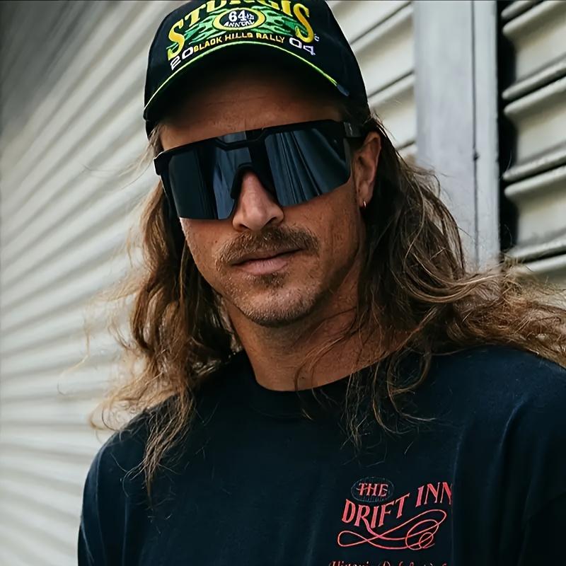 4 Pairs of Stylish Retro Sports Glasses for Men & Women - Black Frames with Colorful Lenses, Ideal for Outdoor Adventures & Everyday Use