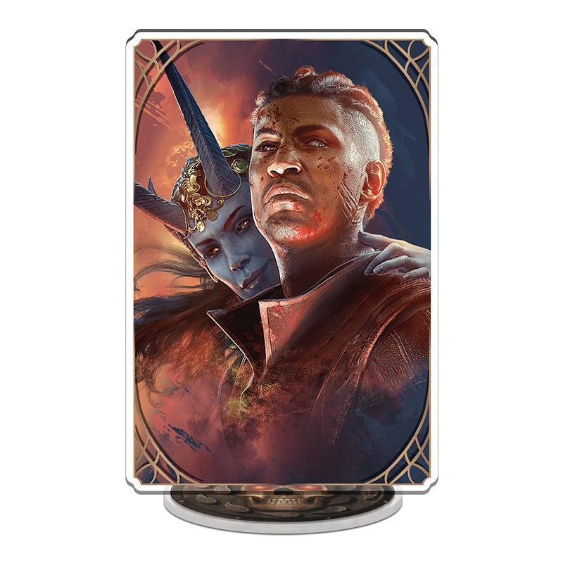 Hot Anime Game Baldur Gate Acrylic Stand Model Keychain Cartoon Figure Charname Edwin Odesseiron Cosplay Friend Gift