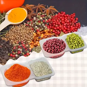 10 Pcs Plastic Sauce Containers with Lids, Small Convenient Clean Food Storage, Ideal for Home Office Catering Parties, Dust Protection