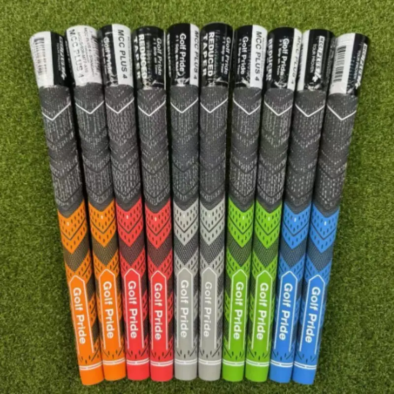 5-Pack Golf Club Grips, Non-Slip Durable Rubber Handle, Dual-Color Comfort Shock Absorption, Universal Male Female Golf Accessories