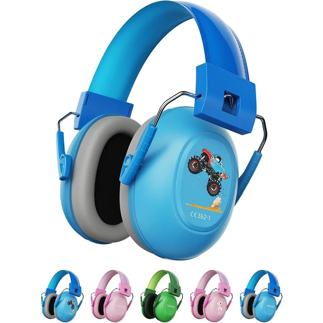Noise Cancelling Headphones for Kids, SNR 29dB Safety Noise Reduction Ear Muffs for Autism Sensory &Concentration Aid, Ear Hearing Protection for Fireworks/Event/Monster Truck/Concert