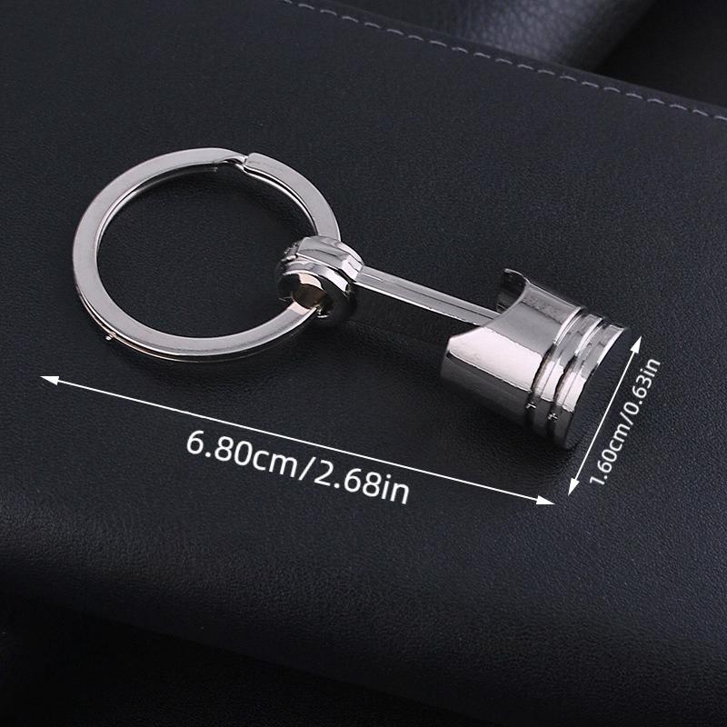 Car Engine Piston Keychain, Piston Keychain, Car Engine Keychain Decorative Accessories