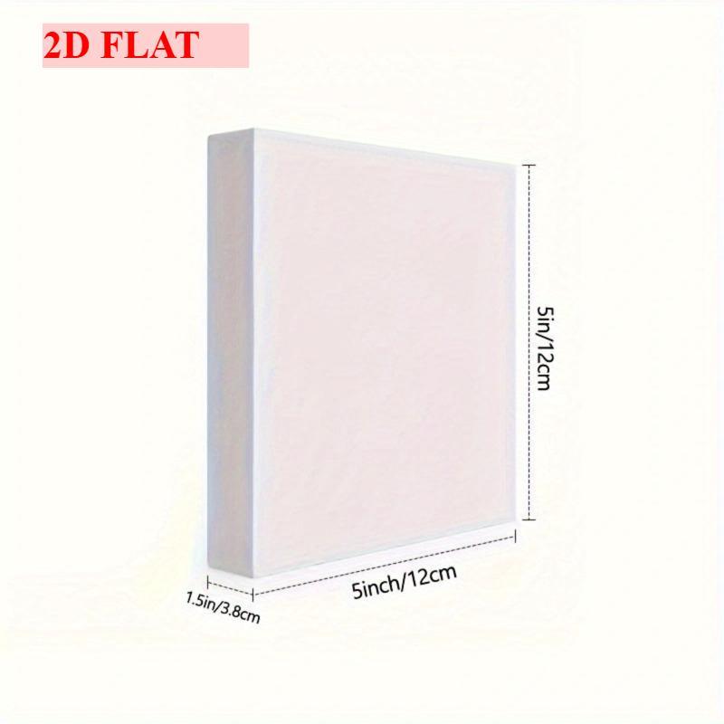 2D Rustic Farmhouse Family Quote Wooden Box Sign 5x5 Inch Artificial Wood Block Plaque with Inspirational Family Definition Message for Home Living Room, Bedroom