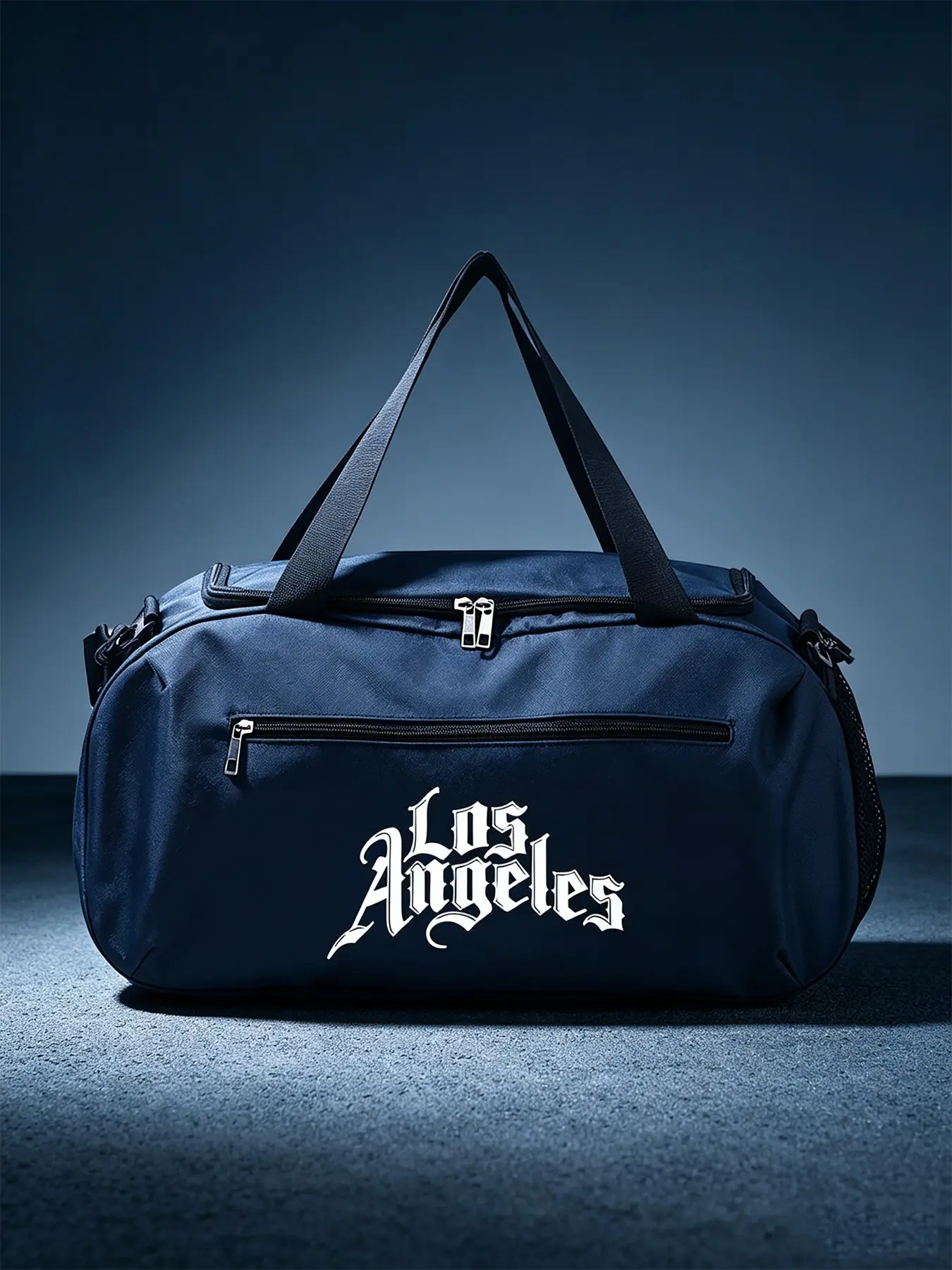 Gothic Print Large Capacity Gym Bag, Lightweight Foldable Sports Travel Bag, Men's Handheld Luggage, All-Season Outdoor Backpack, Sport Duffel Bag