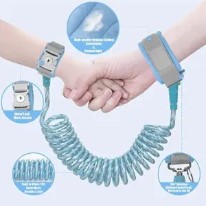 Anti-Lost Leash, Anti-Loss Wrist Strap, With Safety Belt and Key Chain, Rotating Headband Lock for Added Convenience and Safety, Outdoor Auxiliary Belt