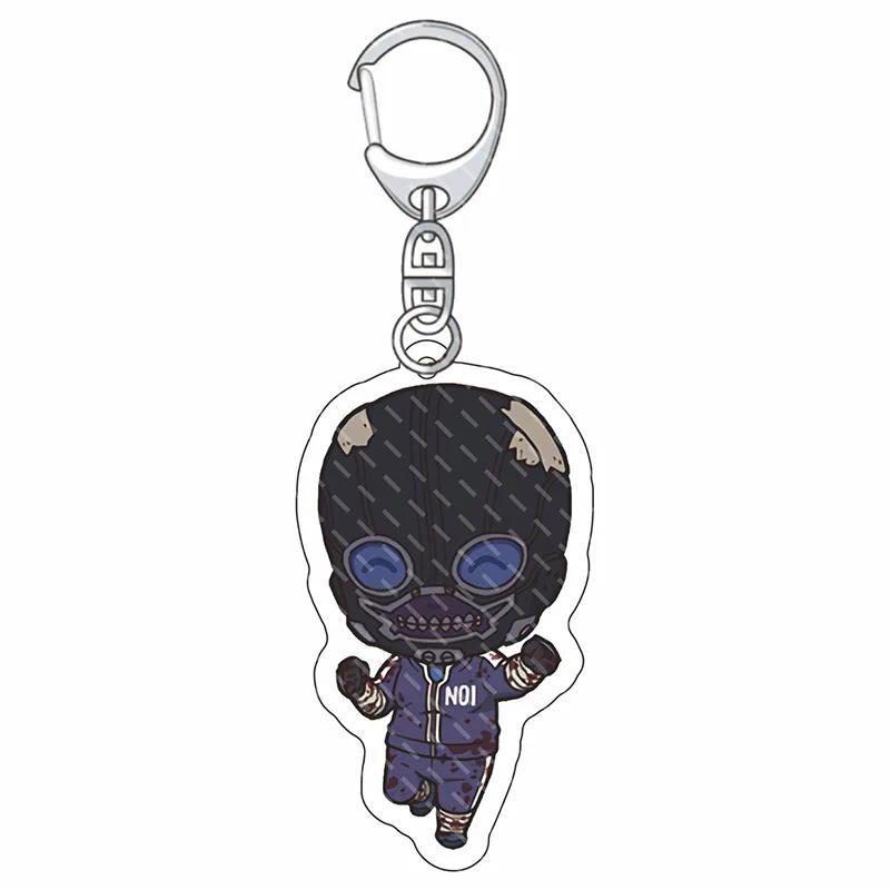 Fashion Anime Dorohedoro Keychain Cosplay Charm Keyring Acrylic Figure Key Chain Phone Pendant Halloween Decor Boy Girl's Party